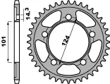 PBR rozeta 4508 41 C45 KTM 950/990/1190 RC8 /DUKE/ SUPERMOTO (JTR898.41) (řetěz 525) (MADE IN ITALY) (PBR rozeta 4508 41 C45 KTM 950/990/1190 RC8)