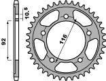 PBR rozeta zadní 4542 41 C45 KAWASAKI ZZR 1400 (06-10) (JTR1493.41) (MADE IN ITALY) (PBR rozeta zadní 4542 41 C45 KAWASAKI ZZR 1400 (06-10))