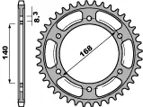 PBR zadní řetězové kolečko 4550 47 C45 BMW F 800 R 09-16 (otvor pro šroub 8,5mm) (JTR6.47) (řetěz 525) (MADE IN ITALY) (PBR zadní řetězové kolečko)