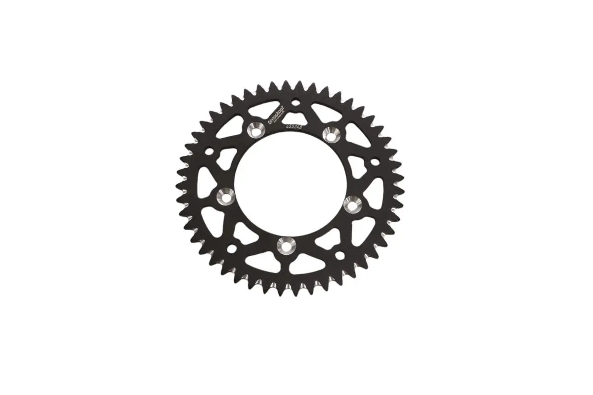 GROSSKOPF rozeta hliníková T7075 (ERGAL) barva černá 4552 48 KTM SX65 98-24 (455248) (JTR894.48) ( )