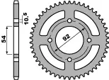 PBR zadní řetězové kolečko 4570 60 F YAMAHA TZR 50 X-POWER 07-12 (řetěz 420) (JTR1078.60) (MADE IN ITALY) (PBR zadní řetězové kolečko 4570 60 F)