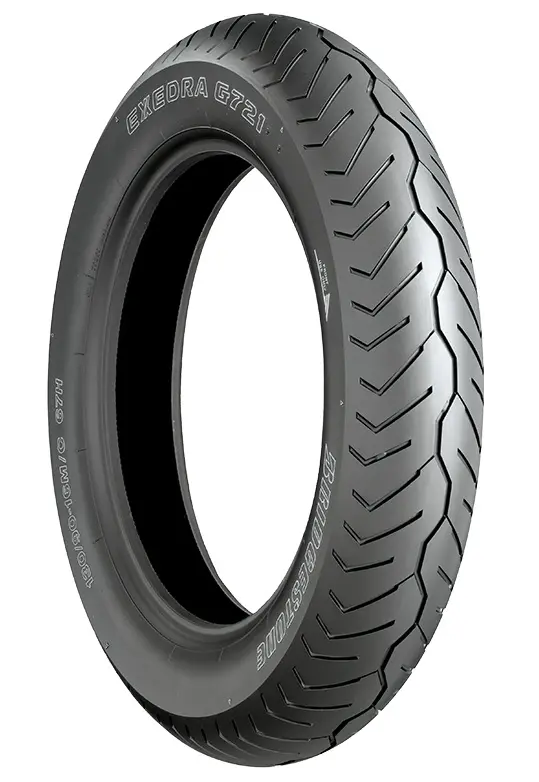 BRIDGESTONE 130/90-16 EXEDRA G721 G 67H TL M/C VN900 WWW BÍLÁ STRANA PŘEDNÍ/ZADNÍ DOT 2024 (Moto pneu BRIDGESTONE EXEDRA G721 G 130/90-16)