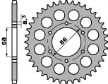 PBR rozeta 468 46 F KAWASAKI BN 125 99-03 (řetěz 428) (MADE IN ITALY) (PBR rozeta 468 46 F KAWASAKI BN 125 99-03 (řetěz 428) (MADE IN ITALY))