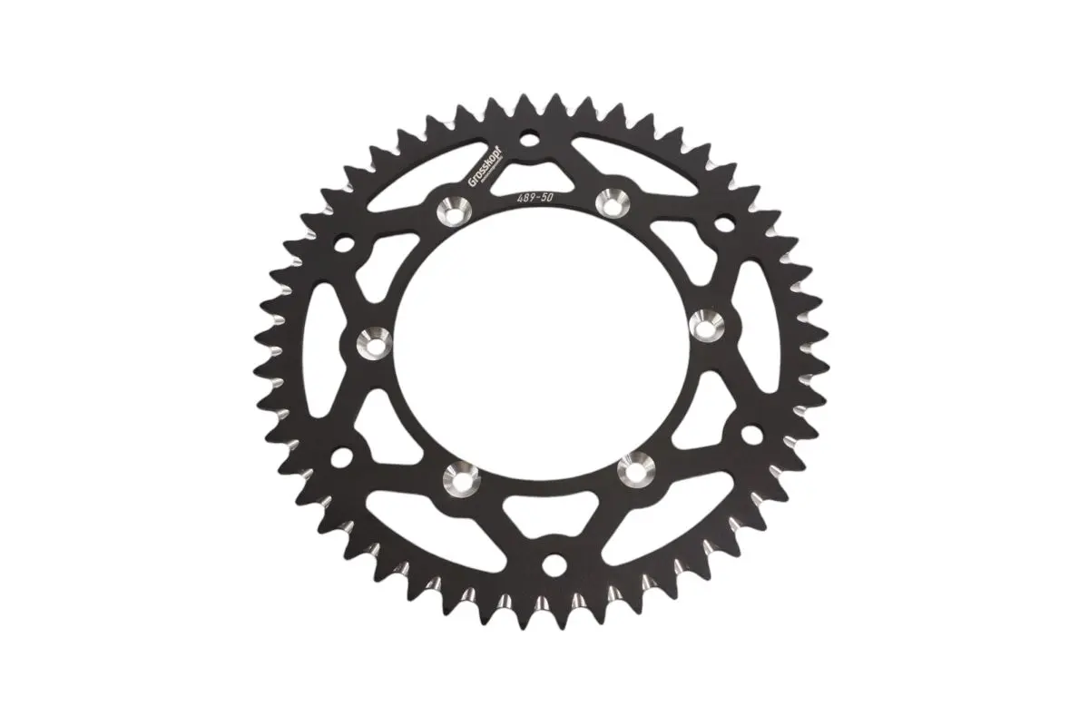 GROSSKOPF rozeta hliníková T7075 (ERGAL) barva černá 489 49 KAWASAKI KX/KXF 83-24, SUZUKI RMZ 04-06 (48949) (JTR460.49) ( )
