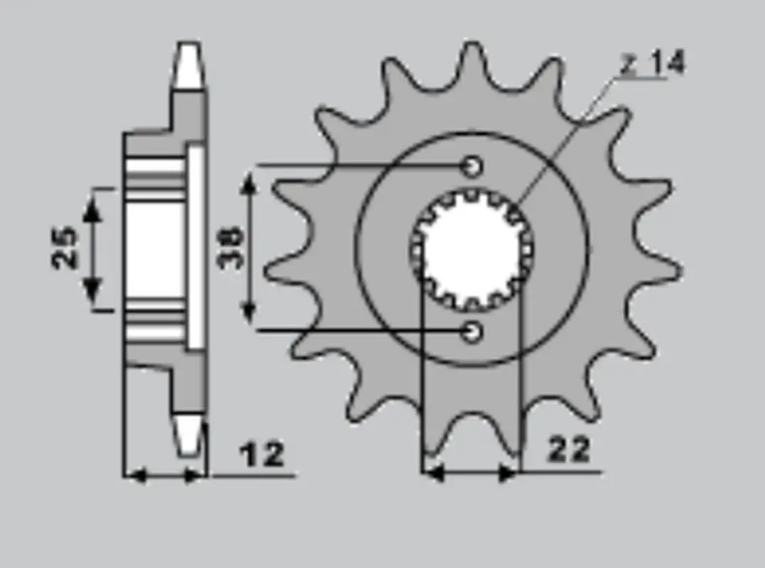 CHT řetězové kolo přední 495 15 DUCATI 750 PASO 87-90 (495-15) (CHT řetězové kolo přední 495 15 DUCATI 750 PASO 87-90 (495-15))
