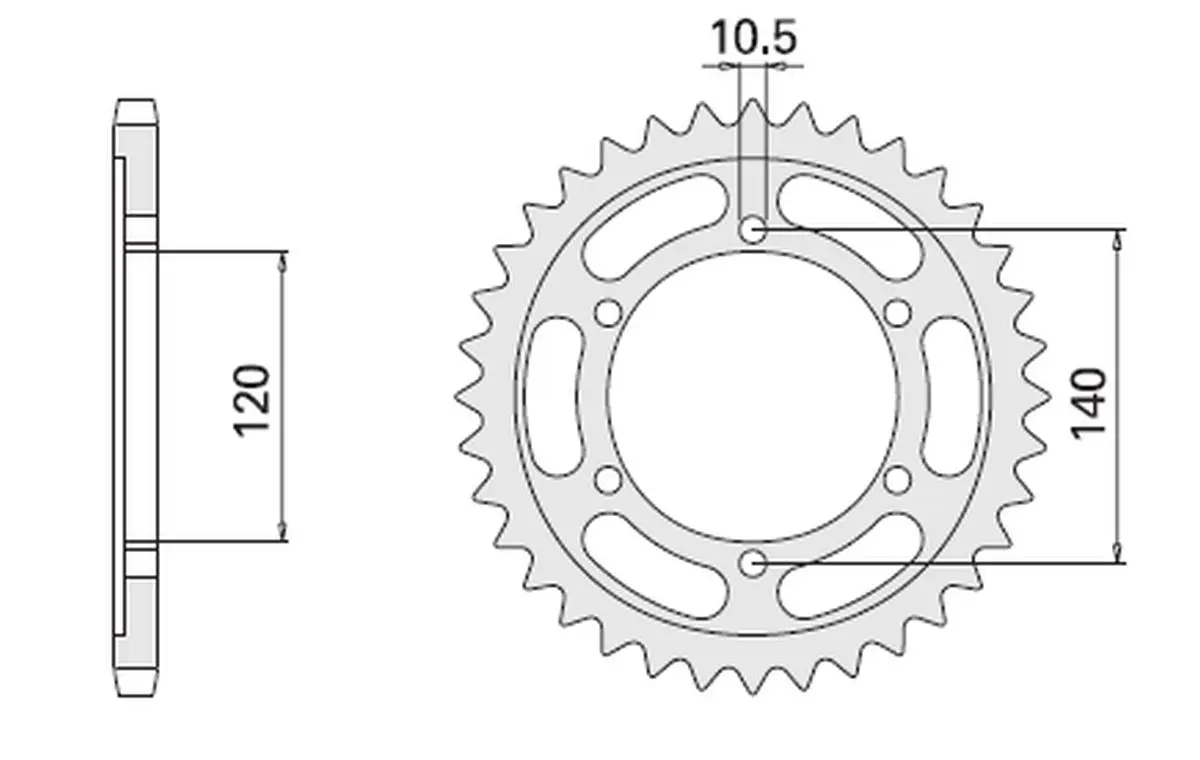 CHT rozeta 498 43 SUZUKI TL 1000, KAWASAKI VN 800 (A4150499430) (CHT rozeta 498 43 SUZUKI TL 1000, KAWASAKI VN 800 (A4150499430))