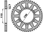 PBR zadní řetězové kolo 504 43 C45 KAWASAKI NINJA 250R 09-11 (řetěz 520) (JTR486.43) (MADE IN ITALY) ( )