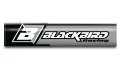 BLACKBIRD kryt řídítek (na příčku) LOGO BLACKBIRD barva šedá (BLACKBIRD kryt řídítek (na příčku) LOGO BLACKBIRD barva šedá)