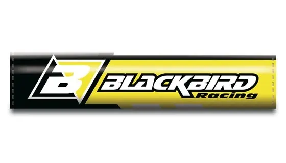 BLACKBIRD kryt řídítek (na příčku) LOGO BLACKBIRD barva žlutá (BLACKBIRD kryt řídítek (na příčku) LOGO BLACKBIRD barva žlutá)