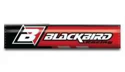 BLACKBIRD kryt řídítek (na příčku) LOGO BLACKBIRD barva červená (BLACKBIRD kryt řídítek (na příčku) LOGO BLACKBIRD barva červená)