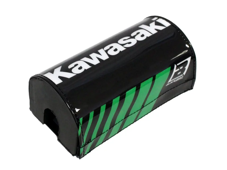 BLACKBIRD kryt řídítka PRO TAPER (28mm) LOGO KAWASAKI barva černá zelená (BLACKBIRD kryt řídítka PRO TAPER (28mm) LOGO KAWASAKI barva černá zelená)
