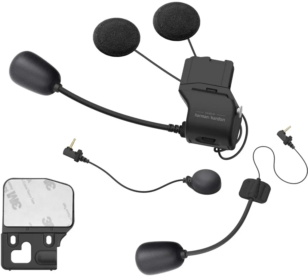 SENA montážní sada interkomu 50S, 30K, 20S-EVO s audio systémem HARMAN KARDON s univerzální sadou mikrofonů a reproduktory (EL) (SENA montážní sada)