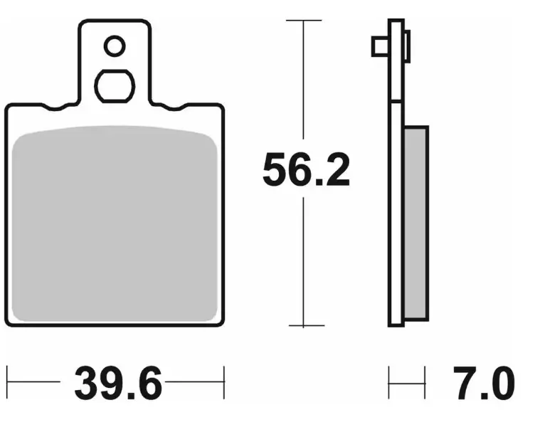 SBS brzdové destičky KH047 / KH47 OFF-ROAD sintrované barva zlatá ( )