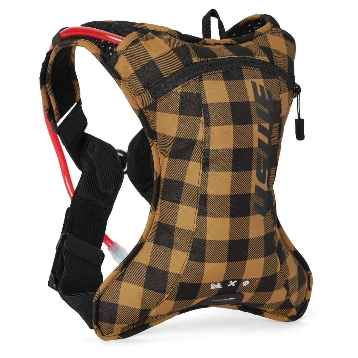 USWE CAMEL BAG OUTLANDER XC 2 FLANNEL barva černo-hnědá MOTO/kolo objem 1,5L tekutina (2L batoh) (USWE CAMEL BAG OUTLANDER XC 2 FLANNEL barva)