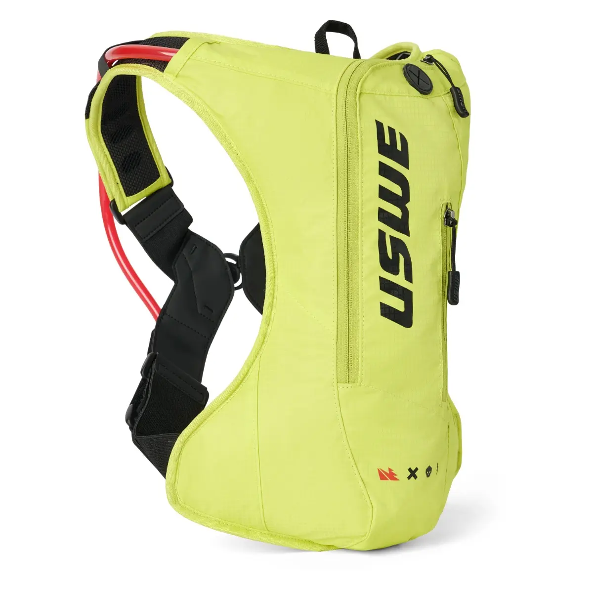 USWE CAMEL BAG OUTLANDER 4 CRAZY YELLOW barva žlutá fluorescenční MOTO/kolo objem 3L tekutina (3L+4L batoh) (USWE CAMEL BAG OUTLANDER 4 CRAZY YELLOW)