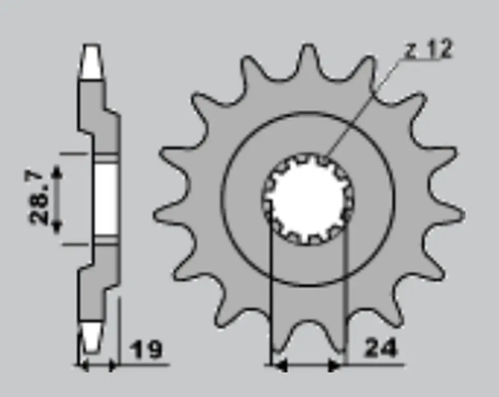 CHT řetězové kolečko přední 529 15 KAWASAKI ZX 10 88-90 (526-15) (CHT řetězové kolečko přední 529 15 KAWASAKI ZX 10 88-90 (526-15))