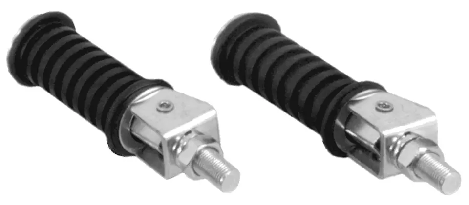EMGO stupačka pasažéra univerzální (komplet 2 ks. pravý levý) (šroub 12mm s maticí, vzor YAMAHA) (EMGO stupačka pasažéra univerzální (komplet 2 ks.)