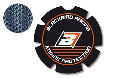 BLACKBIRD dýha krytu spojky KTM SXF 350/450/500 '07-'15, EXC 350/450`07-16 (nárazuvzdorná tvrdá - průměr 155mm) ( )