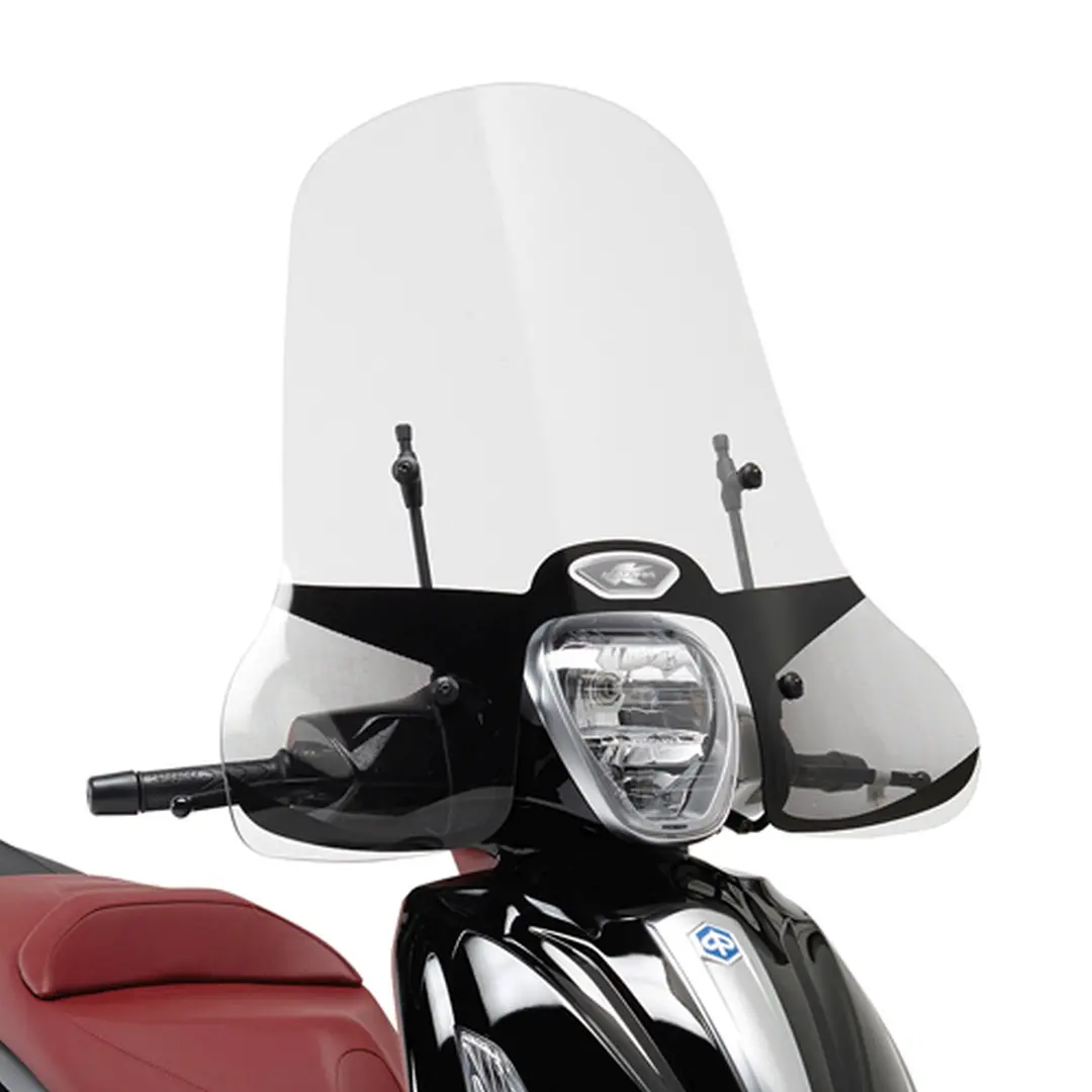 KAPPA plexi štít PIAGGIO BEVERLY 125ie-300ie-350 (10-20) 47 X 72 cm průhledný - potřebné upevnění A5606AK ( )