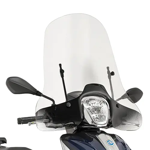 KAPPA plexi štít PIAGGIO MEDLEY 125-150 (16-19) 46,5 X 67 cm průhledný - potřebné upevnění A5606AK ( )