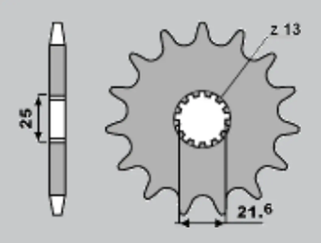 CHT řetězové kolo přední 566 17 KAWASAKI VN 800 VULCAN 95-05, SUZUKI GSX-R 1000 01-08, SV 1000 03-06, TL 1000S/R 97-02, GSX 1100F 88-96, GSF 1200/1250