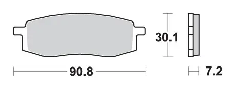 SBS brzdové destičky KH105 OFF-ROAD sintrované barva zlatá (SBS brzdové destičky KH105 OFF-ROAD sintrované barva zlatá)