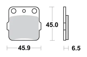 SBS brzdové destičky KH084/3 OFF-ROAD sintrované barva zlatá (SBS brzdové destičky KH084/3 OFF-ROAD sintrované barva zlatá)