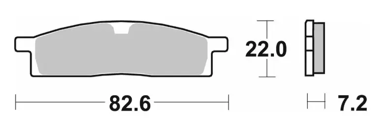 SBS brzdové destičky KH119 OFF-ROAD sintrované barva zlatá (SBS brzdové destičky KH119 OFF-ROAD sintrované barva zlatá)