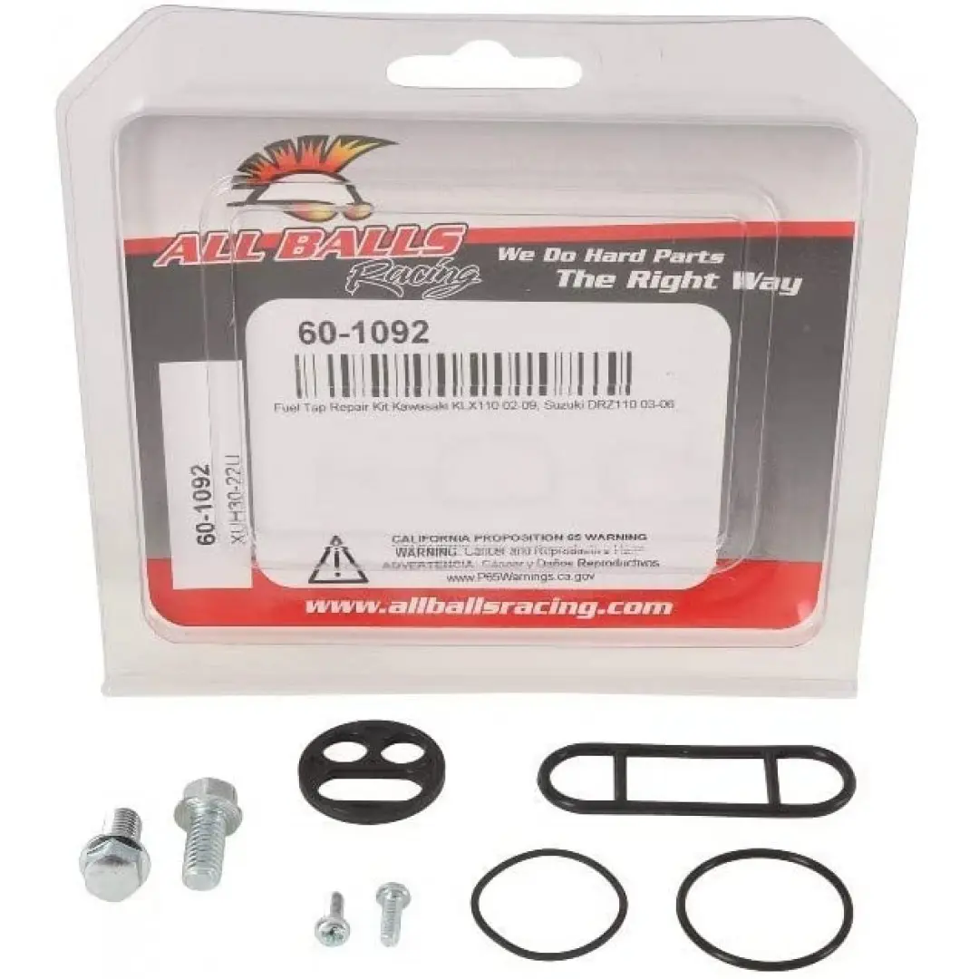 ALL BALLS opravná sada palivového kohoutu KAWASAKI KLX110 02-09, SUZUKI DRZ110 03-06 (ALL BALLS opravná sada palivového kohoutu KAWASAKI KLX110)