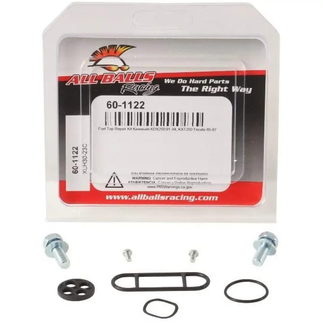 ALL BALLS opravná sada palivového kohoutu KAWASAKI KDX250 91-94, KXT250 TECATE 85-87 (ALL BALLS opravná sada palivového kohoutu KAWASAKI KDX250)