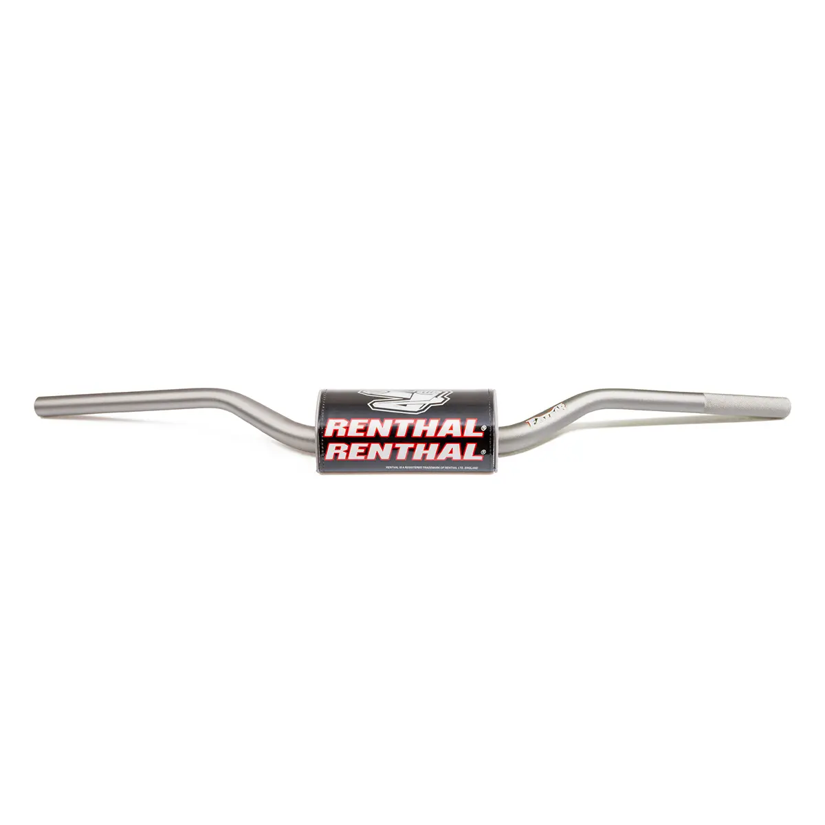 RENTHAL řidítka 1,1/8 (28,6mm) MX FATBAR HANDLEBAR TANIUM YAMAHA YZ/YZF +7 barva titanová s chráničem (RENTHAL řidítka 1,1/8 (28,6mm) MX FATBAR)