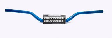 RENTHAL řidítka 1,1/8 (28,6mm) MX FATBAR HANDLEBAR BLUE REED/WINDHAM barva modrá s chráničem (RENTHAL řidítka 1,1/8 (28,6mm) MX FATBAR HANDLEBAR BLUE)