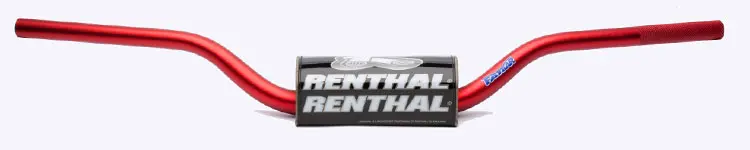 RENTHAL řidítka 1,1/8 (28,6mm) MX FATBAR HANDLEBAR RED REED/WINDHAM barva červená s chráničem (RENTHAL řidítka 1,1/8 (28,6mm) MX FATBAR HANDLEBAR RED)
