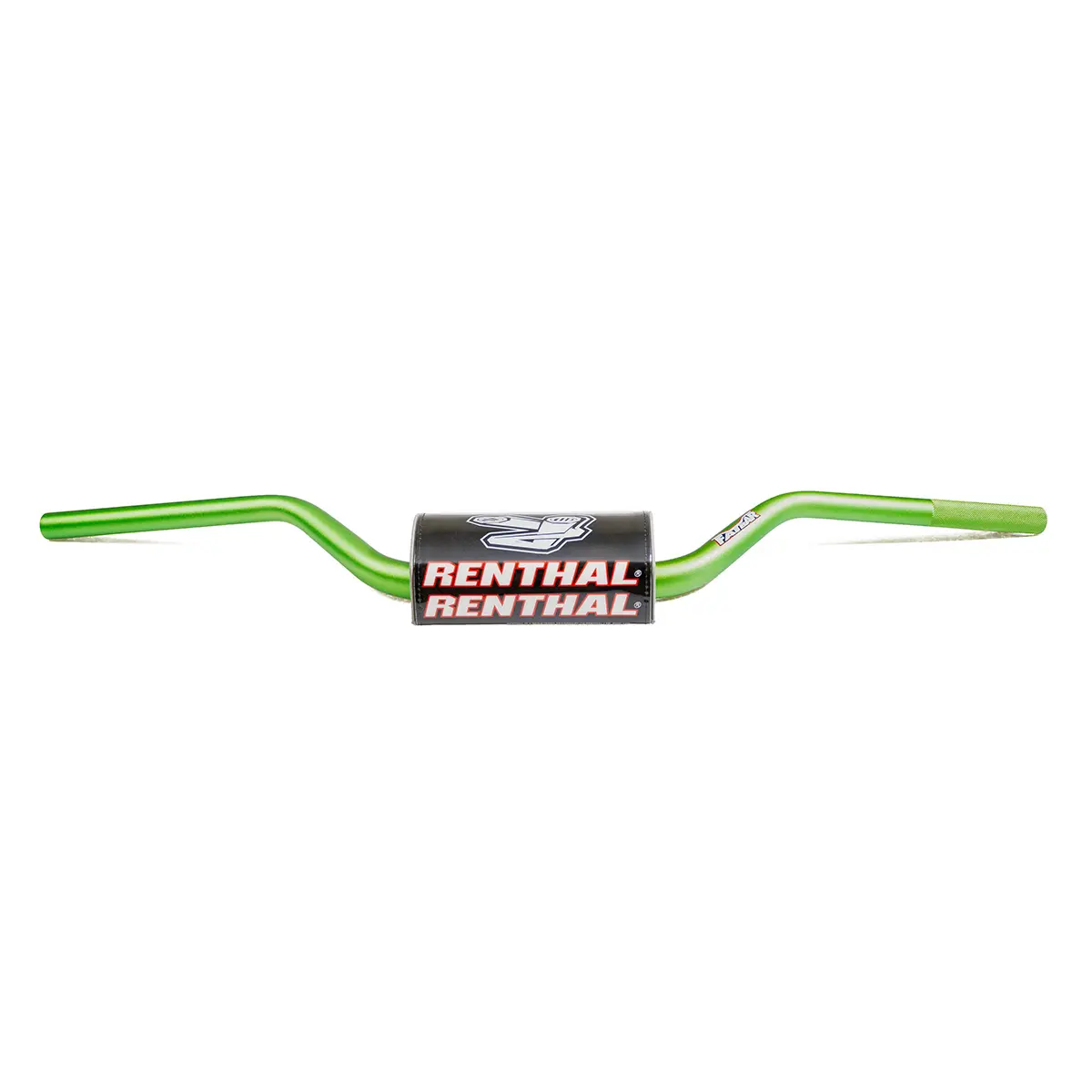 RENTHAL řidítka 1,1/8 (28,6mm) MX FATBAR HANDLEBAR RC vysoká HIGH GREEN barva zelená s chráničem (RENTHAL řidítka 1,1/8 (28,6mm) MX FATBAR HANDLEBAR)