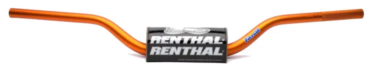 RENTHAL řidítka 1,1/8 (28,6mm) MX FATBAR HANDLEBAR RC vysoká HIGH ORANGE barva oranžová s chráničem (RENTHAL řidítka 1,1/8 (28,6mm) MX FATBAR)