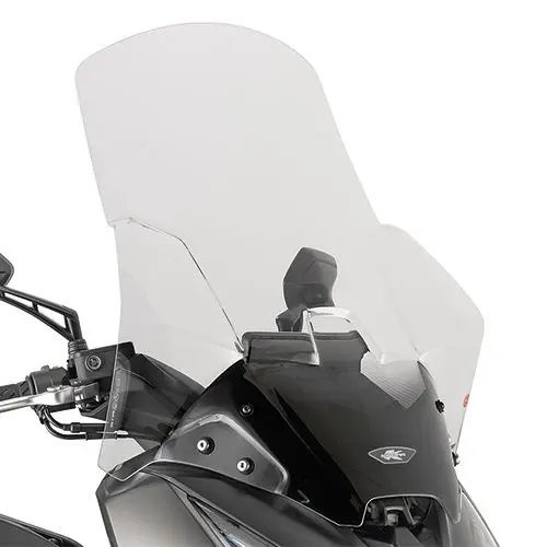 KAPPA plexi štít KYMCO DOWNTOWN 350 GT 24-25 průhledný (78,5 x 59 cm) - potřebné upevnění D6126KIT (KAPPA plexi štít KYMCO DOWNTOWN 350 GT 24-25)