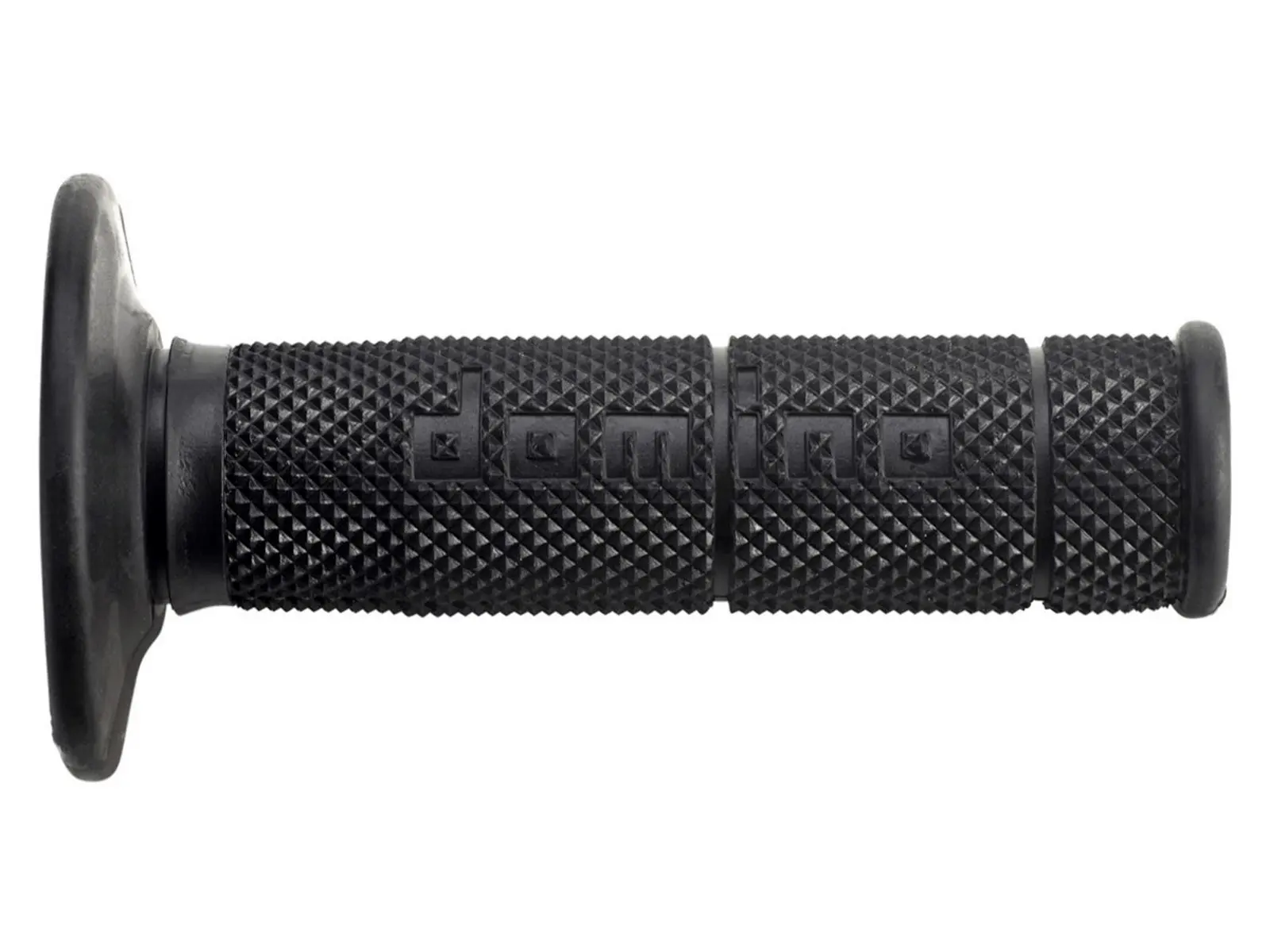 DOMINO gripy OFF ROAD jednosložkové ULTRA SOFT (22+25mm, délka 120/123mm) bez otvoru barva černá ( )