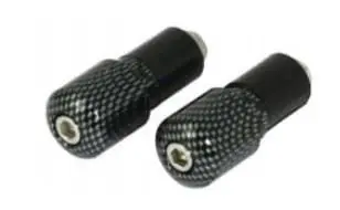 V PARTS (VICMA) koncovky řidítek 17,5 mm barva karbonová, (použití univerzální) (617CF) ( )