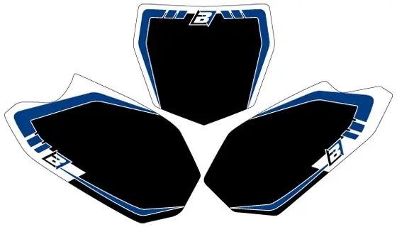 BLACKBIRD pozadí pod startovací číslo YAMAHA YZF 450 10-11 ( )