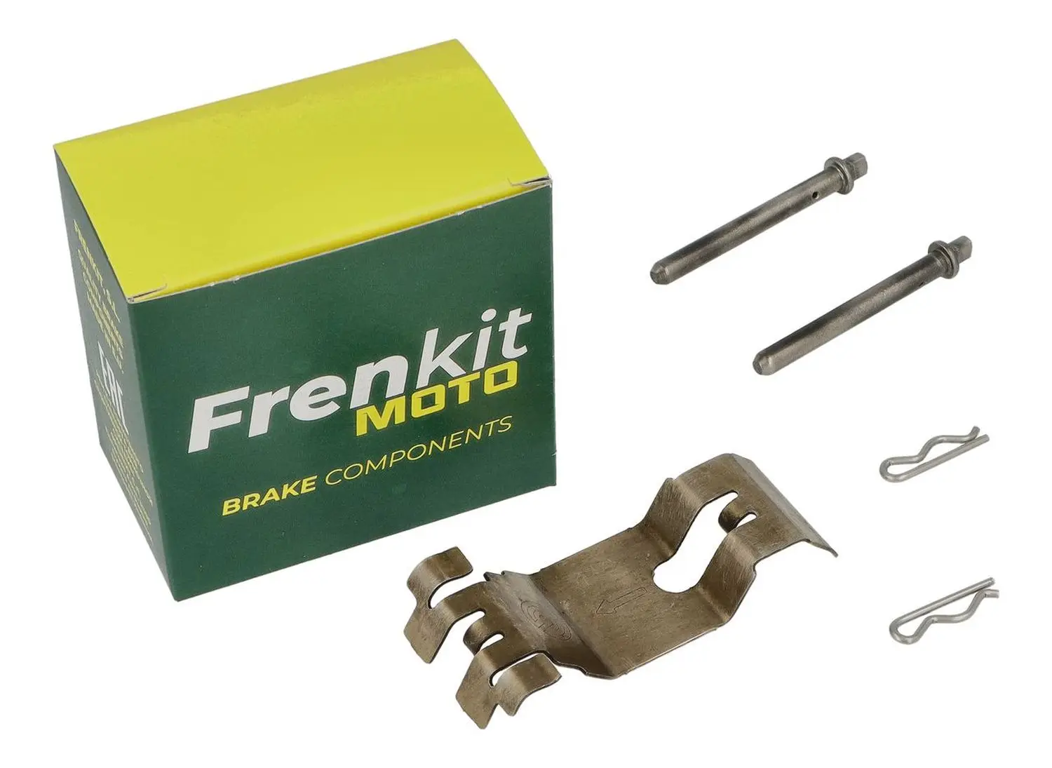 FRENKIT MOTO sada zajišťovacích plíšků, čepů a pojistek třmenu BREMBO přední BMW F 800 R / S / ST '09-'17, R NINET 1200 '16-'20, DUCATI 996 BIPOSTO