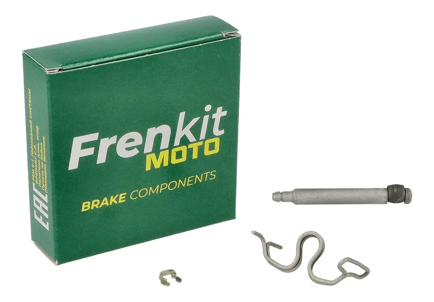 FRENKIT MOTO sada zajišťovacích plíšků, čepů a pojistek brzdového třmenu BREMBO zadní APRILIA RS4V R / FACTORY '09-'13, ETV 1000 CAPONORD '01-'07,