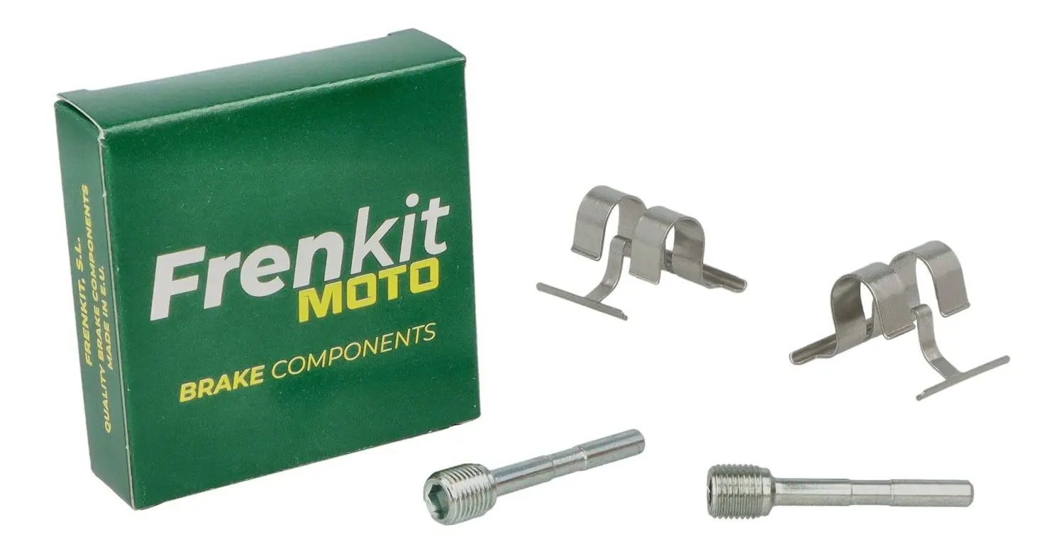 FRENKIT MOTO sada zajišťovacích plíšků, čepů a pojistek brzdového třmenu NISSIN přední KAWASAKI GTR 1400 '07-'16, ZX-14R NINJA '13-'20, ZX-6R NINJA