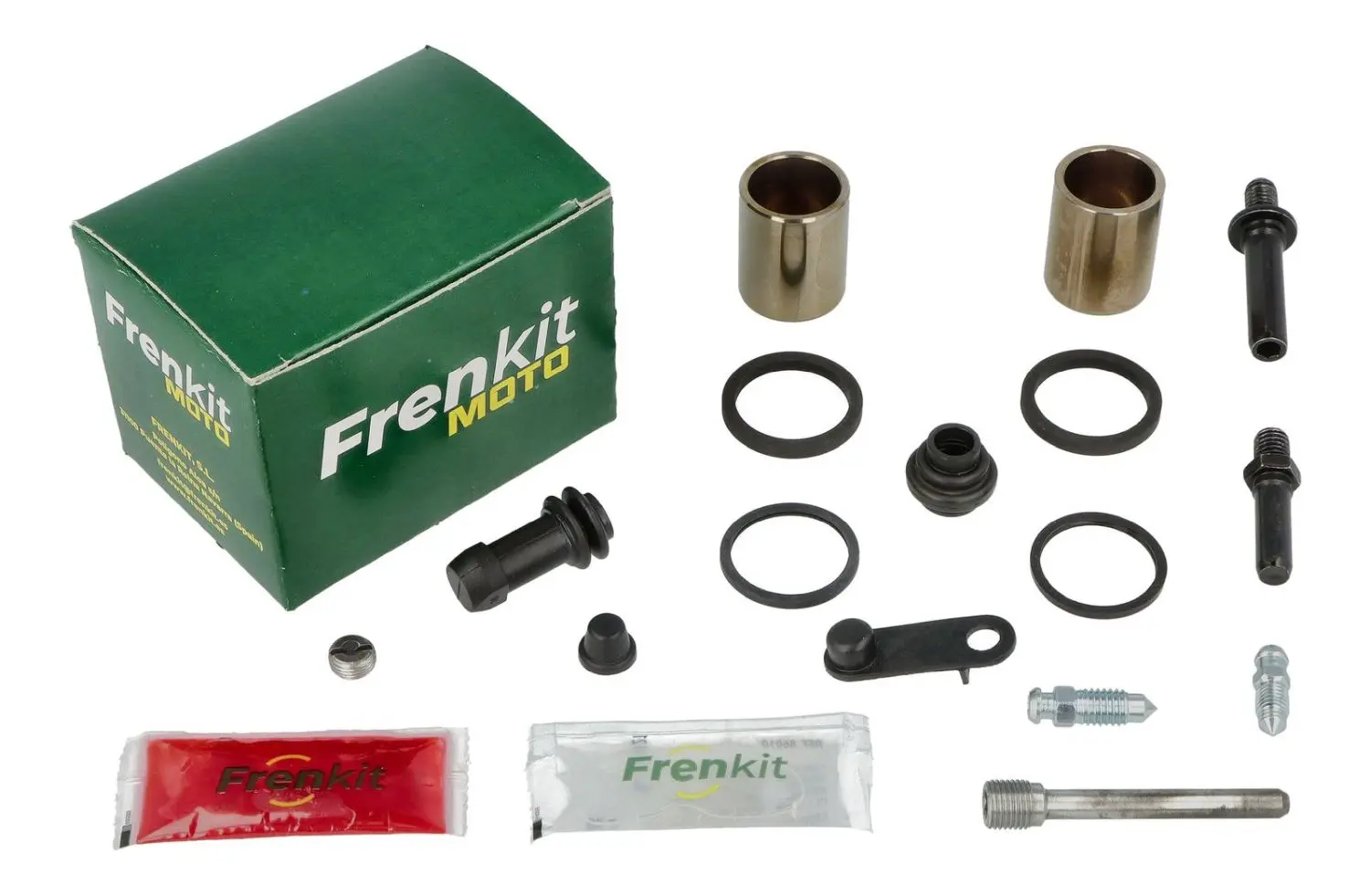 FRENKIT MOTO opravná sada brzdového třmenu (kompletní / superkit) NISSIN (píst průměr 25 mm) přední BMW C 650 GT / SPORT '11-'15, HONDA CB 600 F