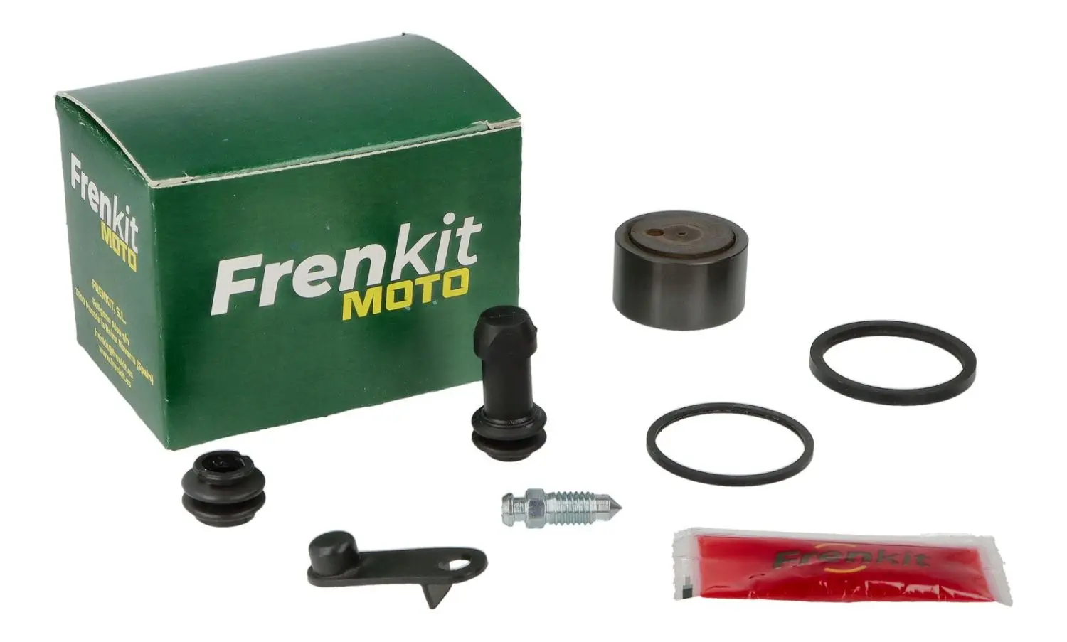 FRENKIT MOTO opravná sada brzdového třmenu (těsnění + písty) BREMBO (píst FI 34MM) zadní BMW F 800 GS / ADVENTURE '07-'18, F 700 / 750 GS '11-'22, F