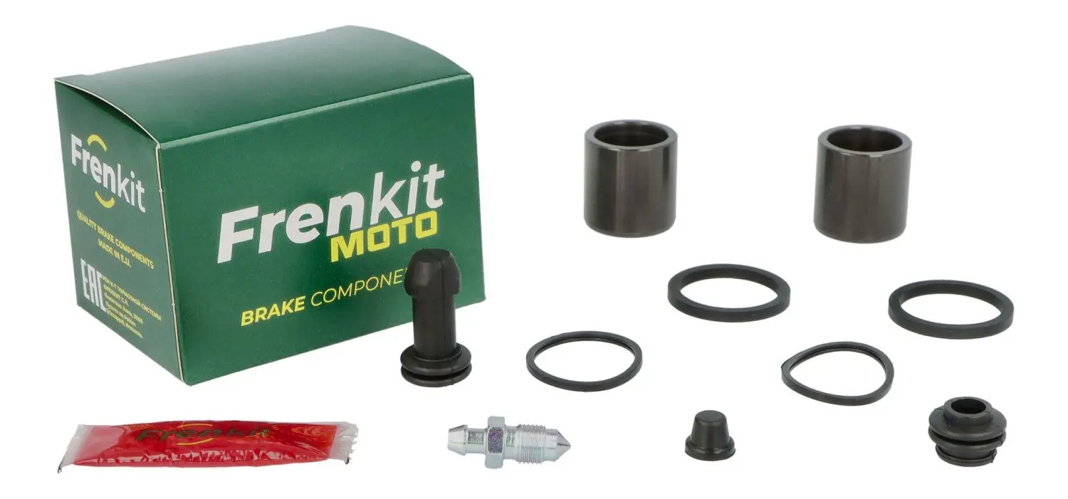 FRENKIT MOTO opravná sada brzdového třmenu (těsnění + písty) BREMBO (píst FI 28MM) přední BMW G 450 X '07-'10, MONSTER 1000 S2R '05-'08, MONSTER 620