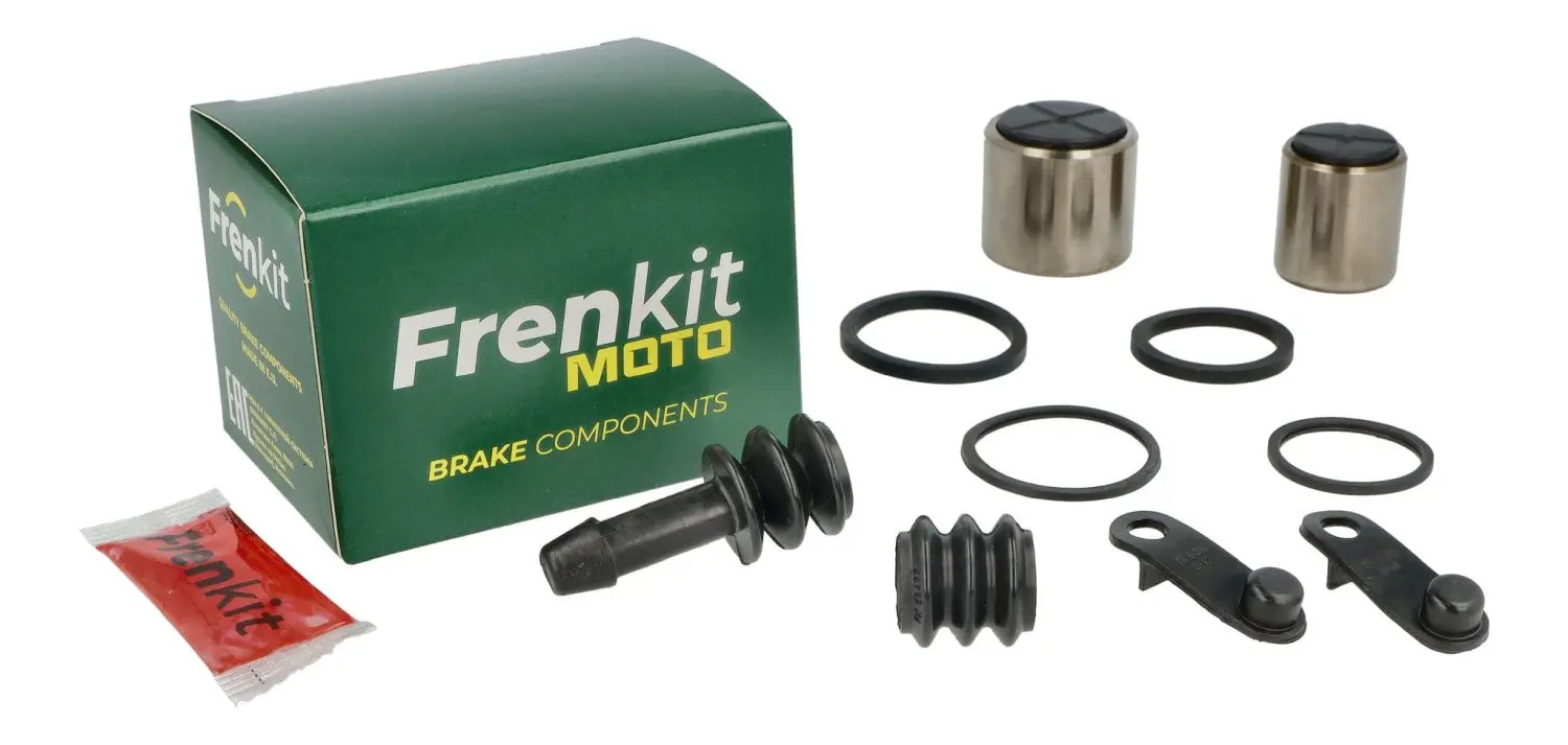 FRENKIT MOTO opravná sada brzdového třmenu (těsnění + písty) TOKICO (píst FI 27 / 34MM) přední KAWASAKI ER 5 '96-'00, GPX 600 R '88-'99, GPZ 500