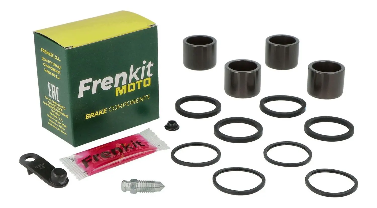 FRENKIT MOTO opravná sada brzdového třmenu (těsnění + písty) BYBRE (píst FI 28MM) přední KTM DUKE 125 '17-'22, DUKE 390 '13-'18, RC 250 '15-'18 ( )