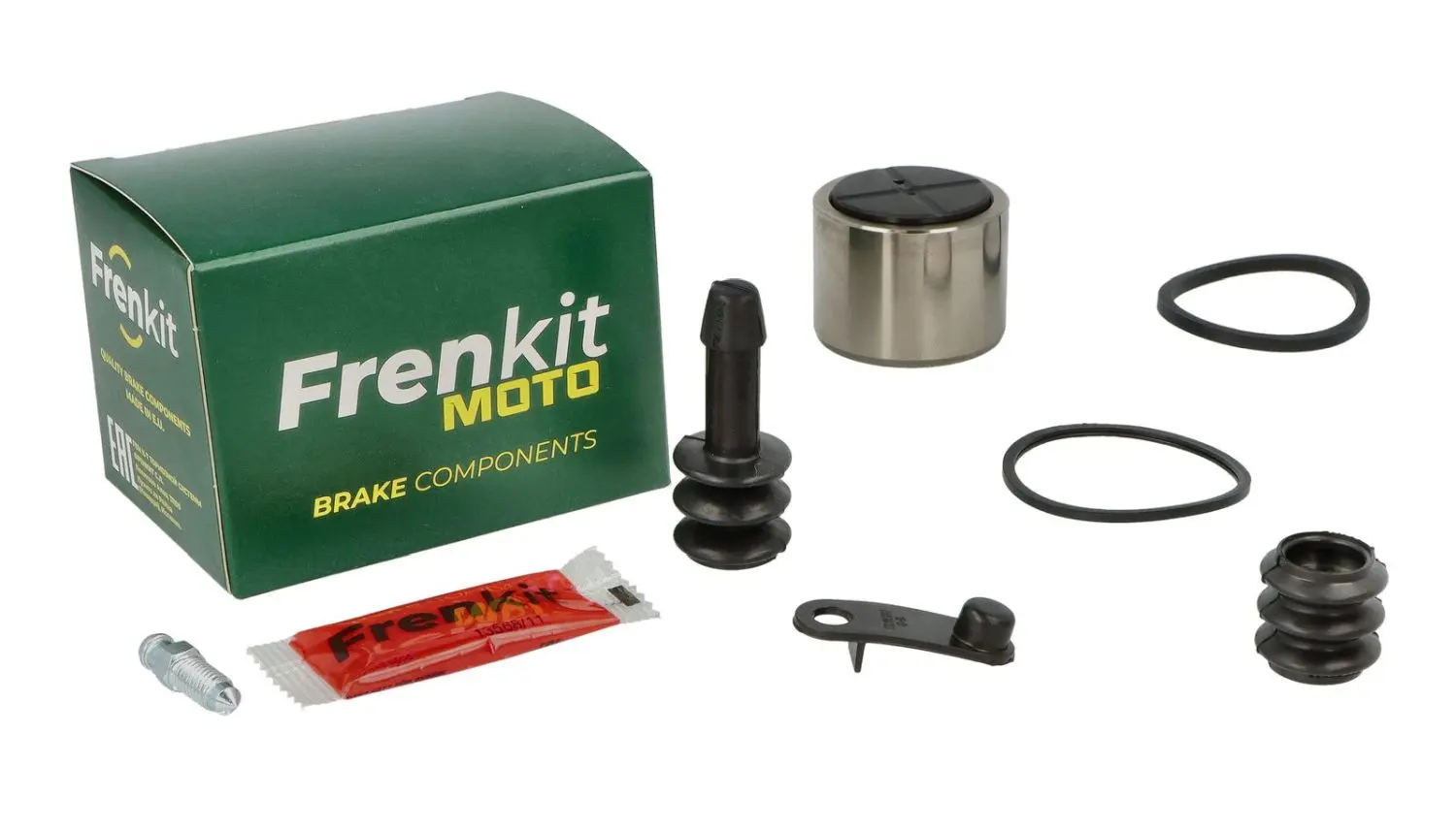 FRENKIT MOTO opravná sada brzdového třmenu (těsnění + písty) TOKICO (píst fi 43mm) přední / zadní KAWASAKI GPZ 1000 '86-'89, GPZ 600 R '85-'89, GTR