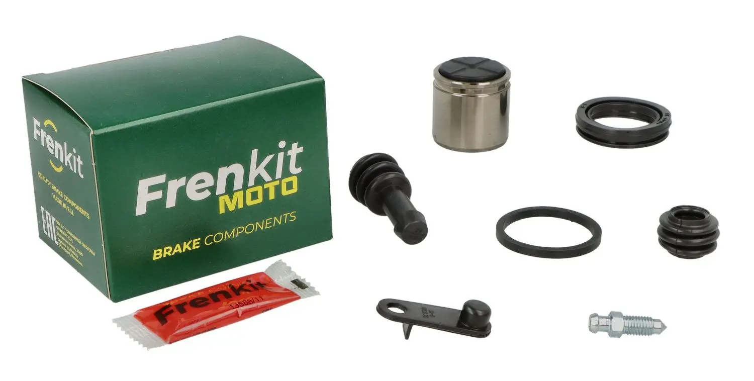 FRENKIT MOTO opravná sada brzdového třmenu (těsnění + písty) TOKICO (píst fi 34mm) přední KAWASAKI GPZ 500 S '87-'03, GT 550 '83-'86, KLR 250 '84-'05,