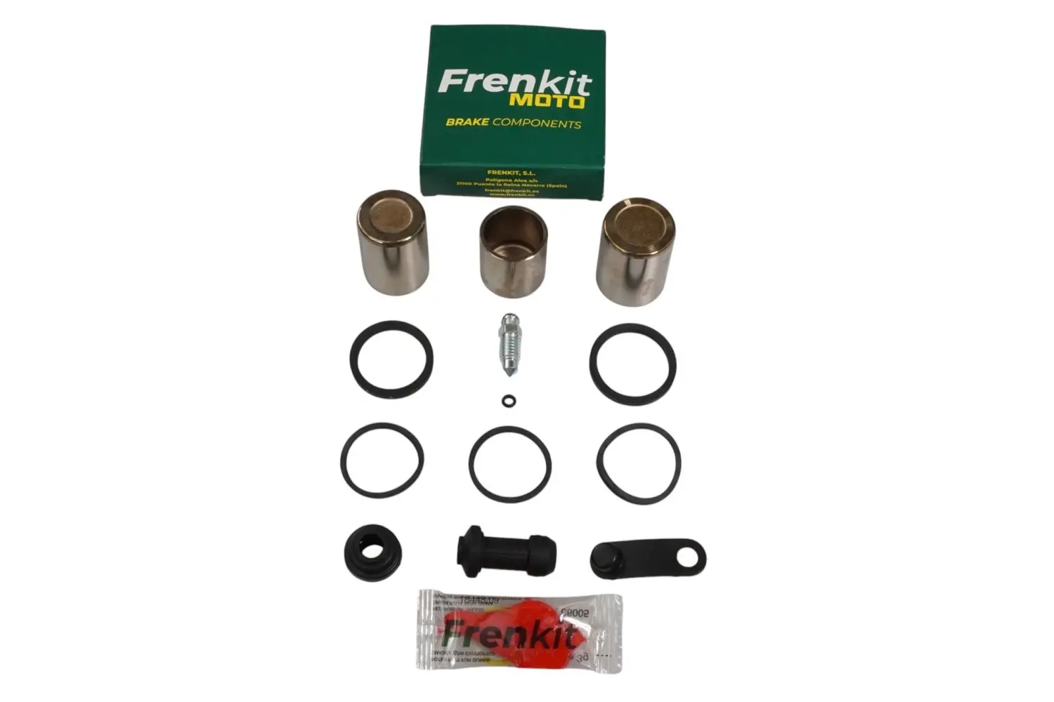 FRENKIT MOTO opravná sada brzdového třmenu (těsnění + písty) NISSIN (píst fi 23mm) přední HONDA NH 125 LEAD '83-'96 ( )